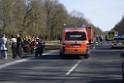 Schwerer VU Krad Fahrrad Koeln Porz Alte Koelnerstr P005